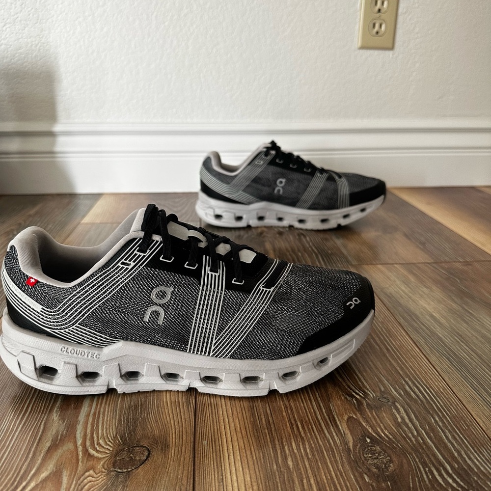 On Cloud Cloudgo Running Sneakers Athletic Black Glacier Shoe Men Size 10